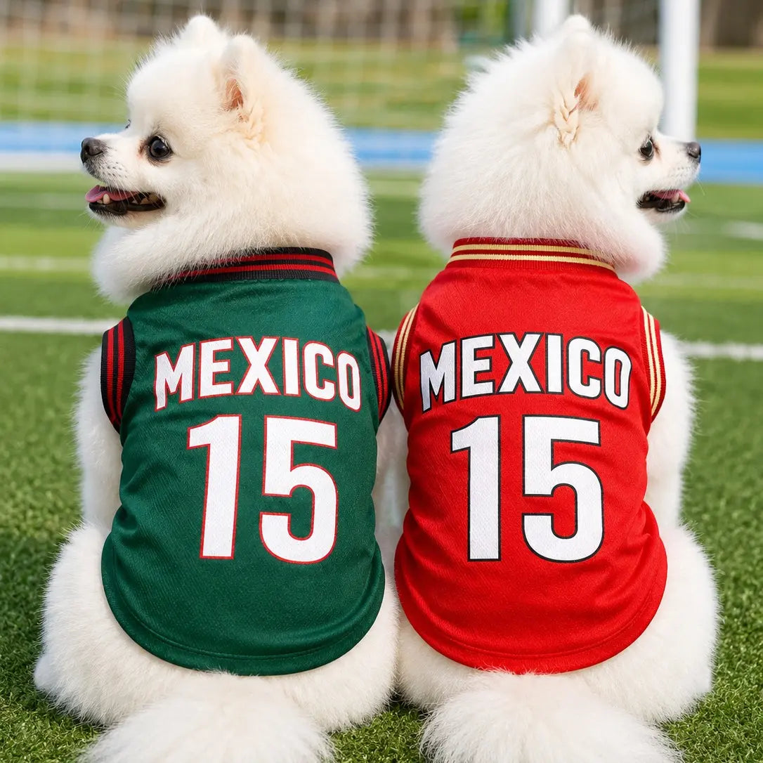 Breathable Soccer Pet Jersey for Dogs and Cats | Lightweight Pet Shirt