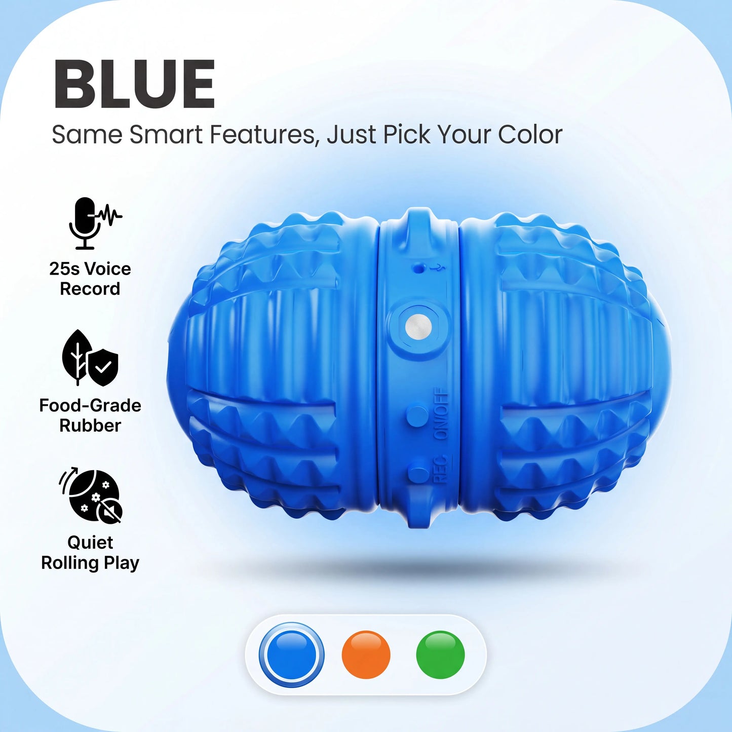 Smart Interactive Dog Ball with Voice Recording