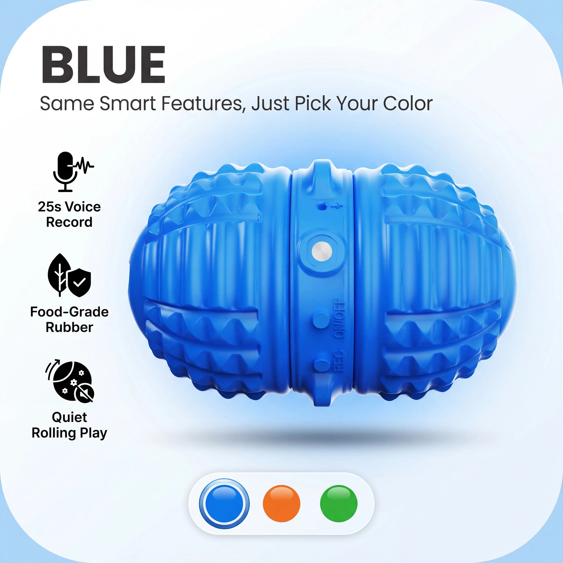 Smart Interactive Dog Ball with Voice Recording