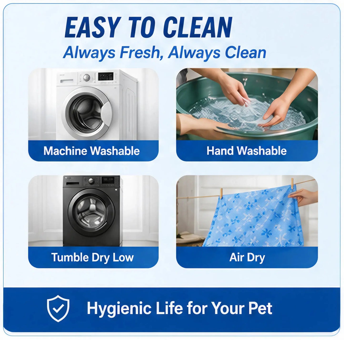 Pet Cooling Mat – Washable, Non-Slip and No Electricity Needed