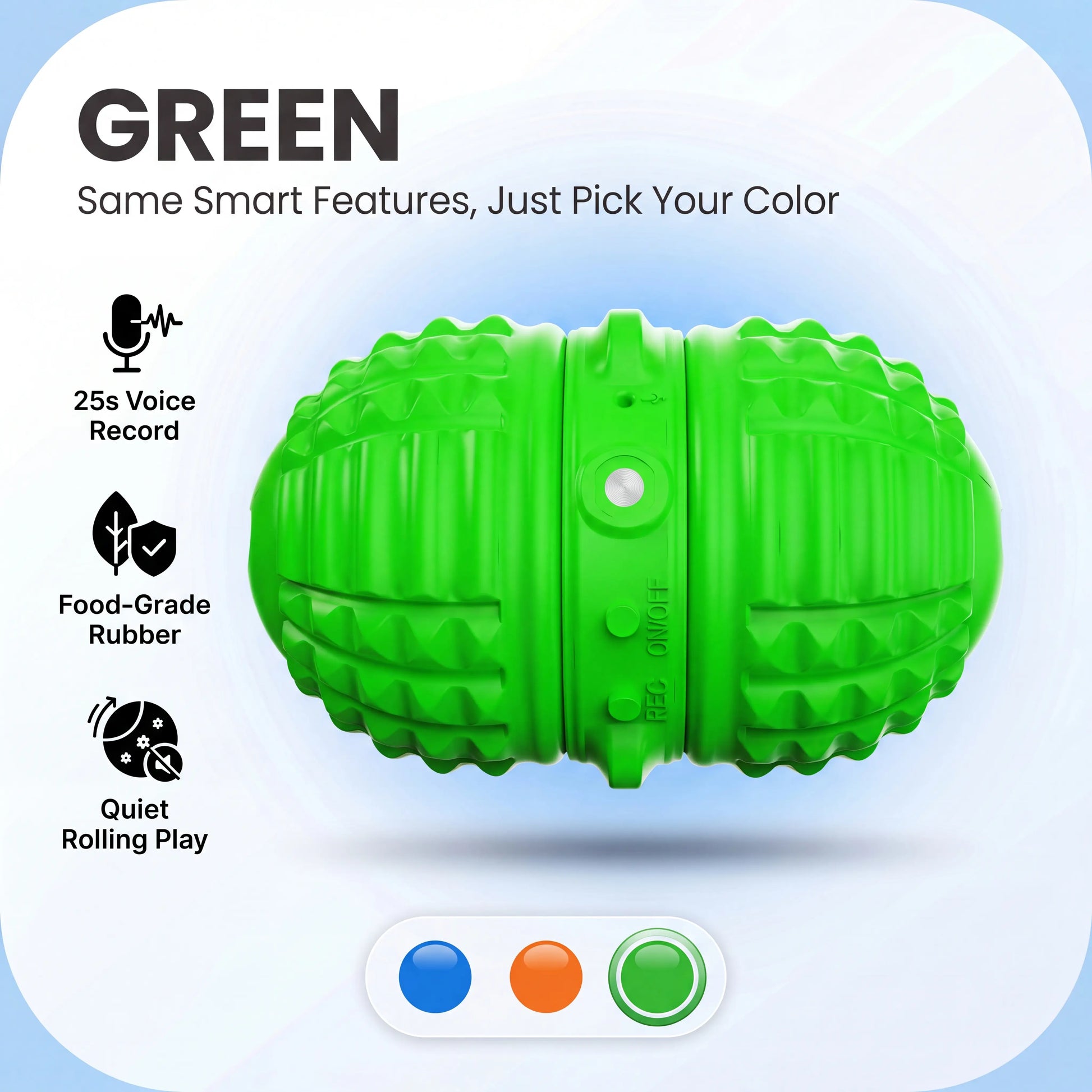Smart Interactive Dog Ball with Voice Recording